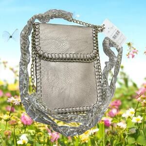 Muse Royale Link Chain Crossbody Bronze Mini Bag Flap Top Snap Vacation Purse